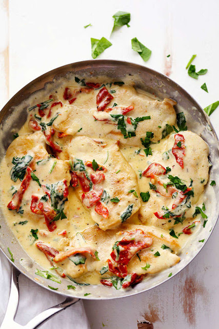 creamy tuscan garlic chicken