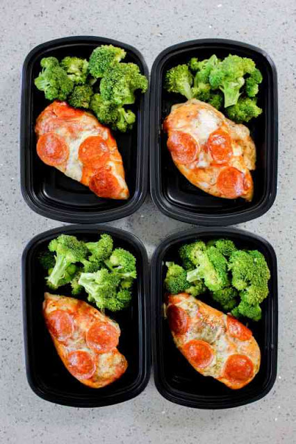 pizza chicken meal prep recipe