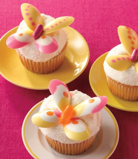 lemon butterfly cakes